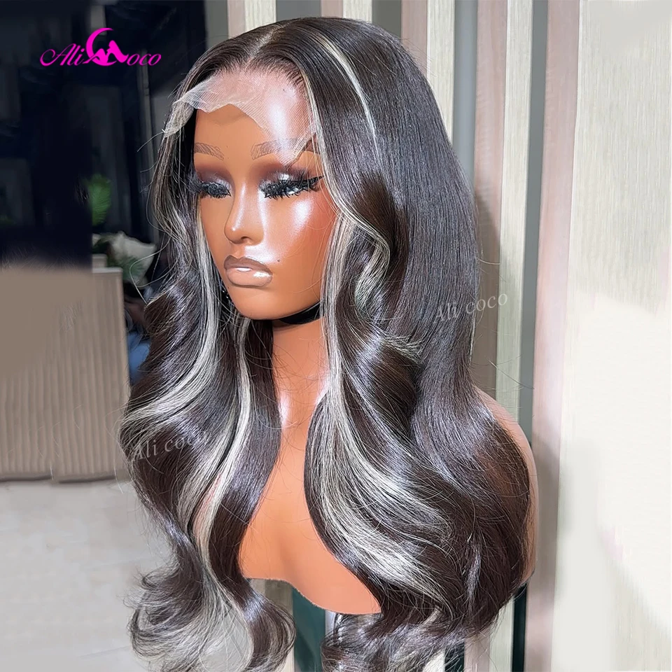 

Парик из натуральных волос 13X6 Highlight Ash Blonde с прозрачной HD-основой, плотность 180%, волнистая текстура, с предварительно выщипанной линией роста волос, для женщин