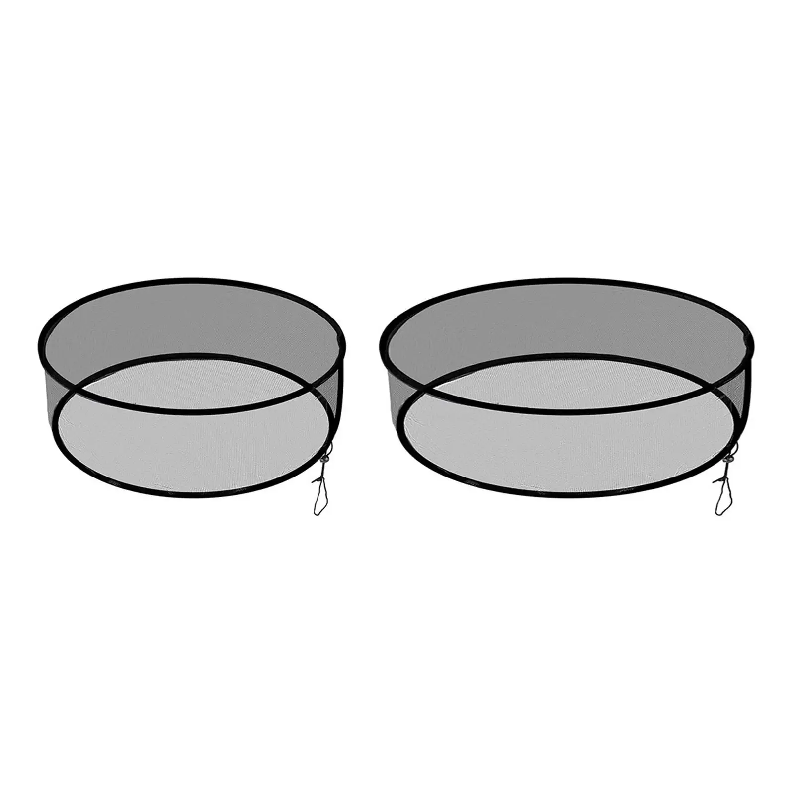 Mesh Barrel Cover with Drawstring, Reusable And Practical, Cover for Water Collection Buckets.