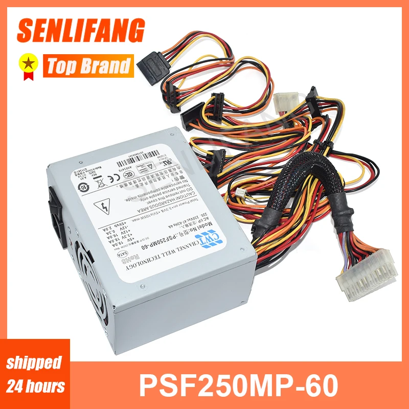 PSF250MP-60 PSU For Dahua DVR NVR 8016HS 8116 8035HS 8632N SATA*8 250W Switching Power Supply Refurbished Condition