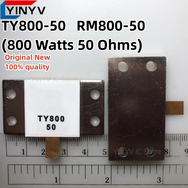  1Pcs 800 watts 50 Ohms TY800-50 RM800-50 TY800 RM800 Microstrip resisto DC-0.5 GHZ RM800 800Watts dummy load resistor in stock