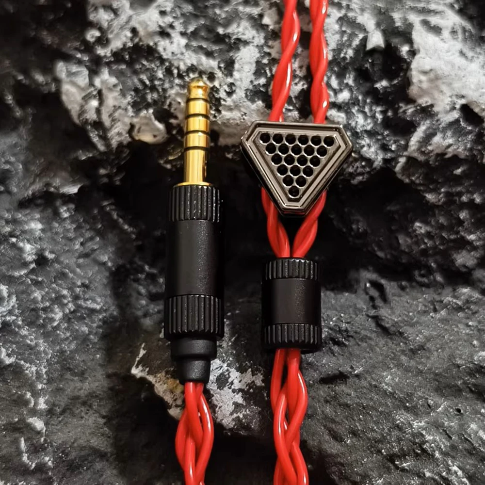 In Ear Monitor Earphone Cable IEM Headphone Upgrade Cable 5N Copper Silver Alloy Wire MMCX 2pin 0.78 2.5mm 3.5mm 4.4mm TUNE ZONE