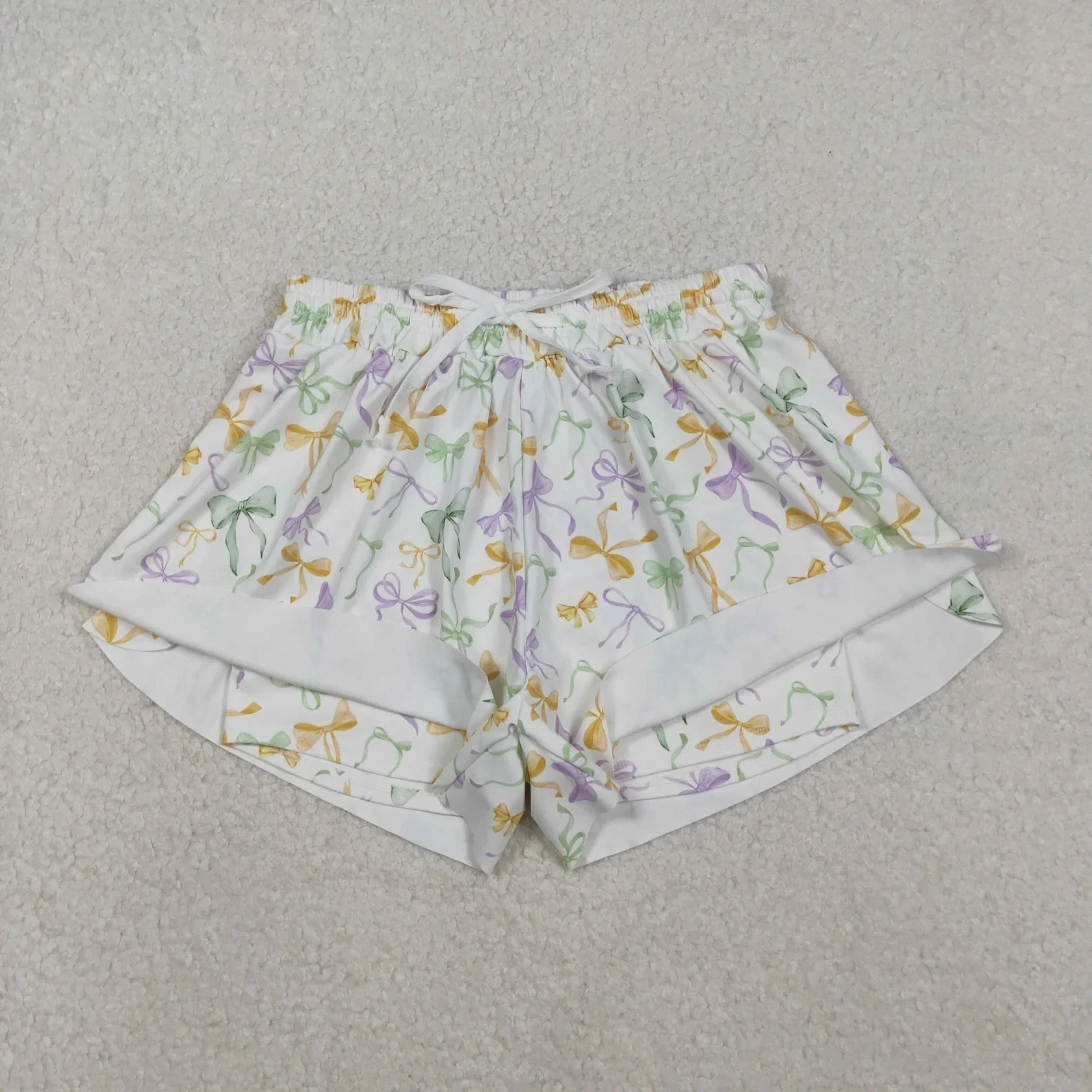 الجملة الفتيات النشطة كشكش السراويل الكبار امرأة رياضية الانحناء طباعة الملابس اليوغا ماردي غرا الملابس