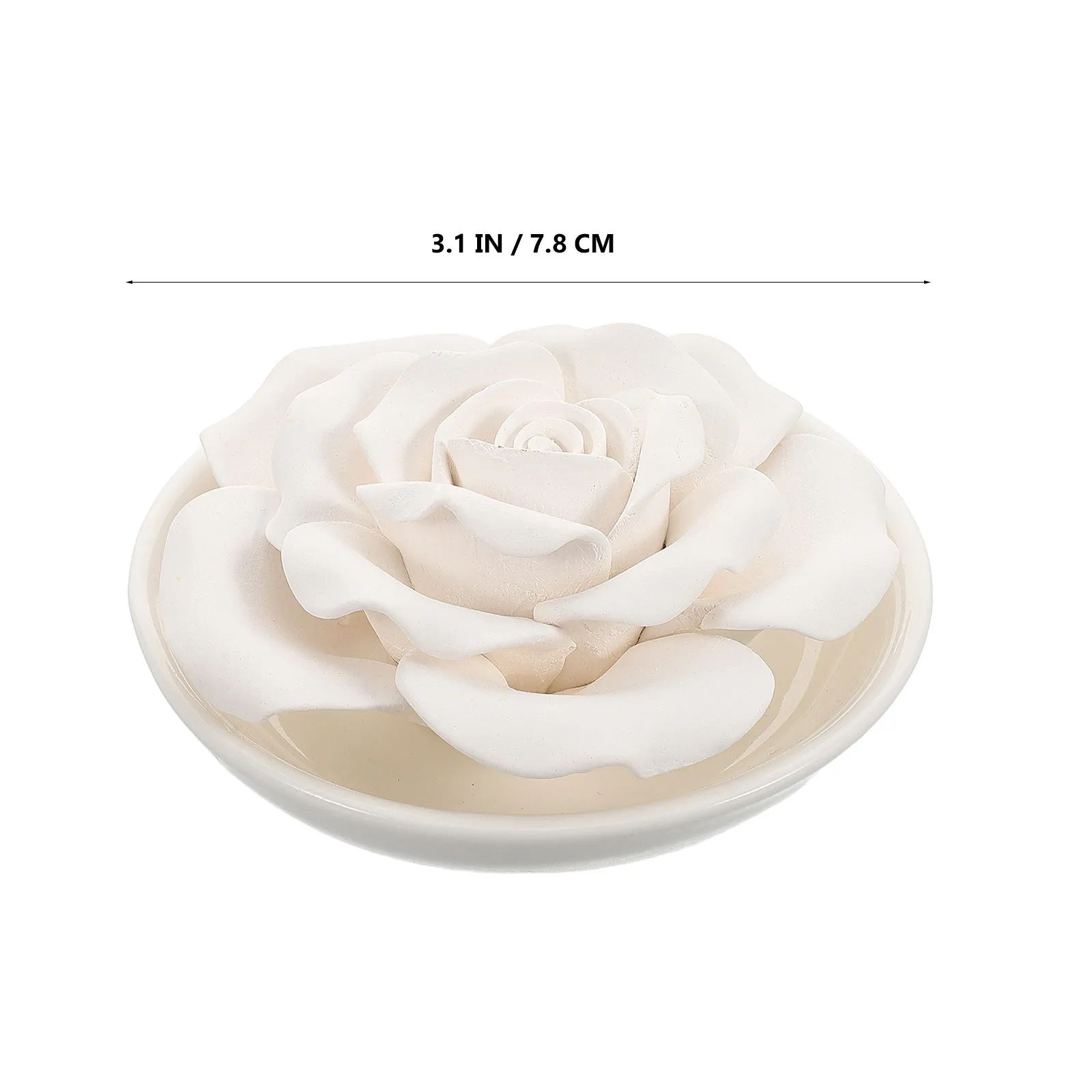 Portable Essential Oil Diffuser Stone Flower Shape Perfume Aromatherapy Stone Home Fragrance Enhancer Desk Decor Car Bedroom