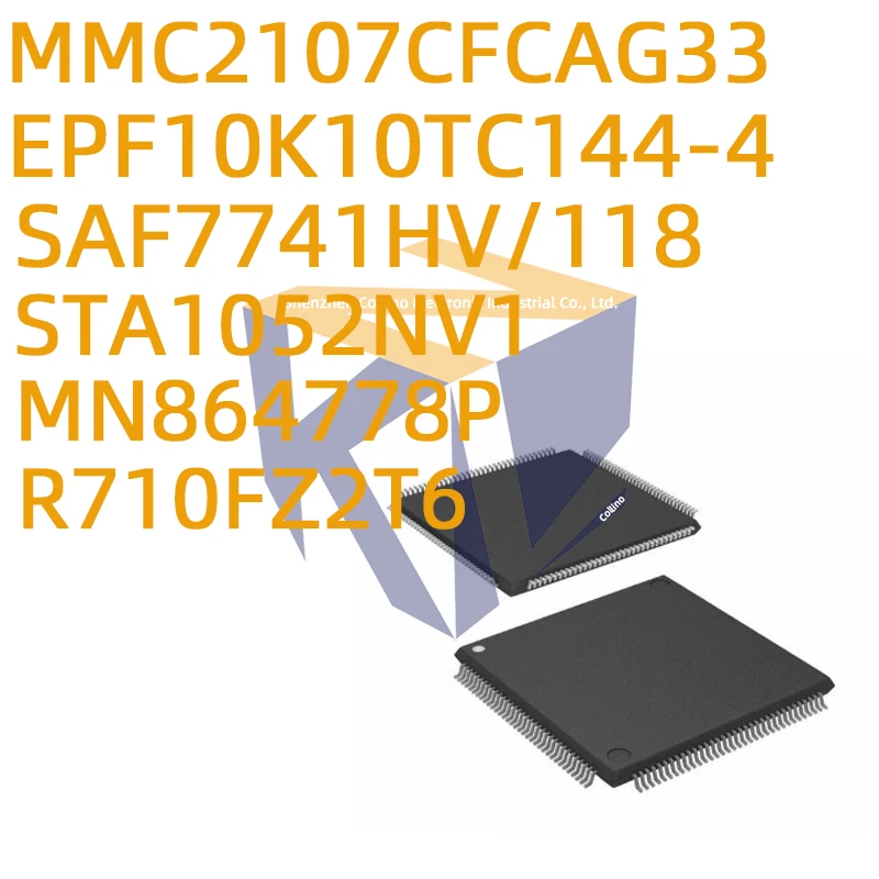 1pcs SAF7741HV/118 STA1052NV1 EPF10K10TC144-4 MN864778P R710FZ2T6 MMC2107CFCAG33 QFP144 Integrated Circuit IC