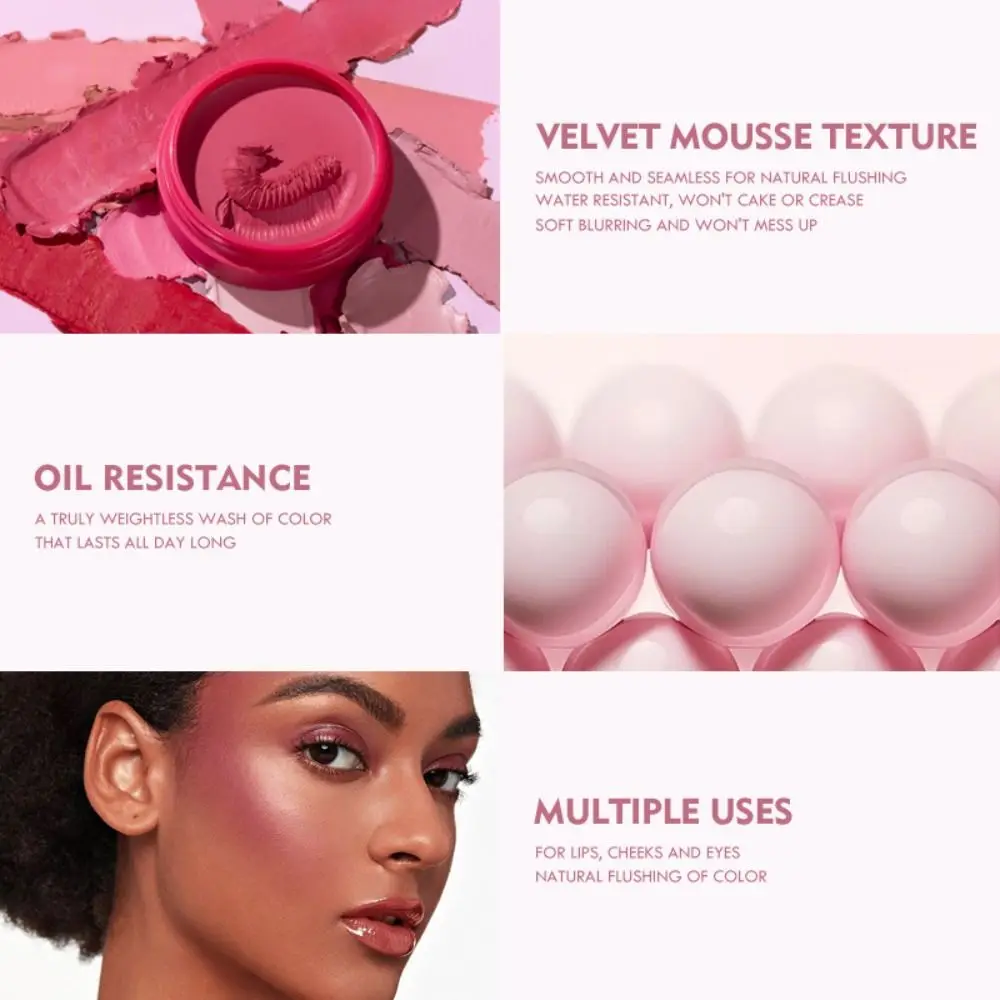 Eyes Face Blusher Cosmetics Sweet Blush Multi-function Cream Blush Make Up Beauty Cheek Tint Rouge Face