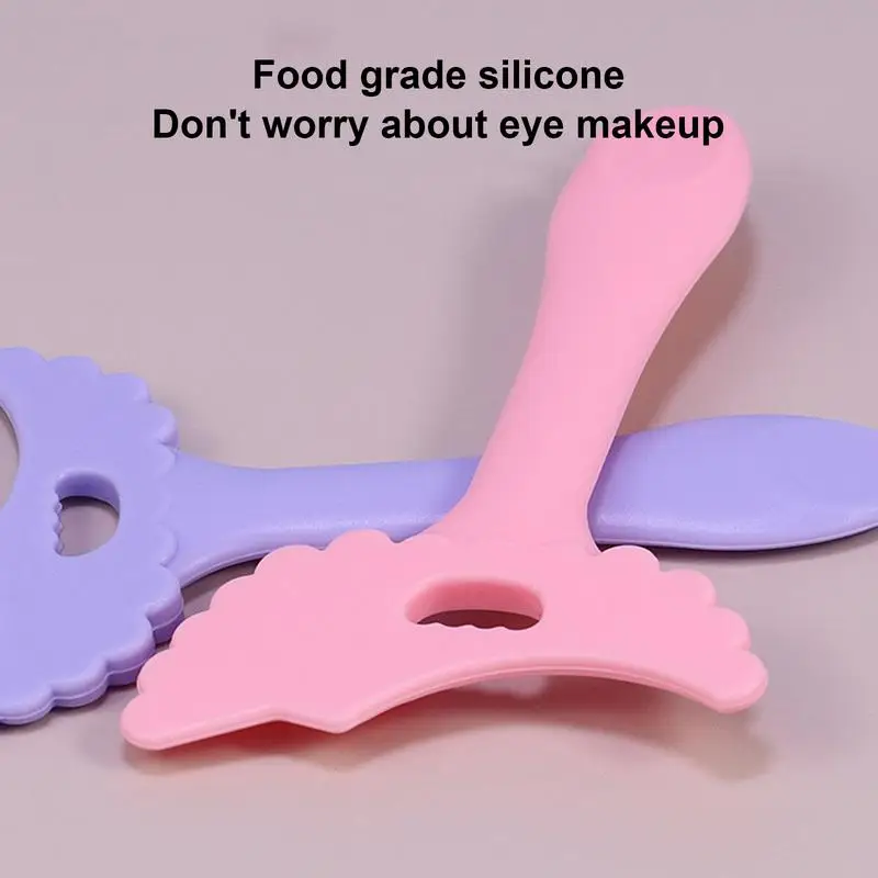 Mascara Shield Guard Eyelash Makeup Applicator Tool Eye liner Auxiliary Tool Pad Silicone Resusable Eyeshadow Guard Pads For Eye