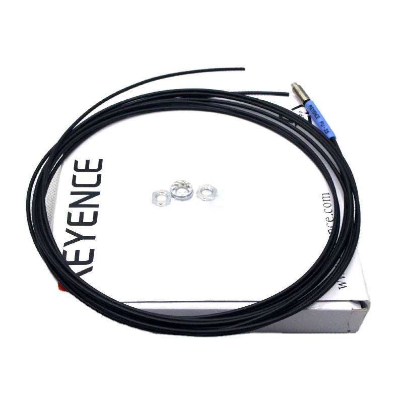 

FU-25 fiber optic sensor reflection-type bending radius R25mm coaxial detection configuration of 2m free cutting FU-31 FU-33