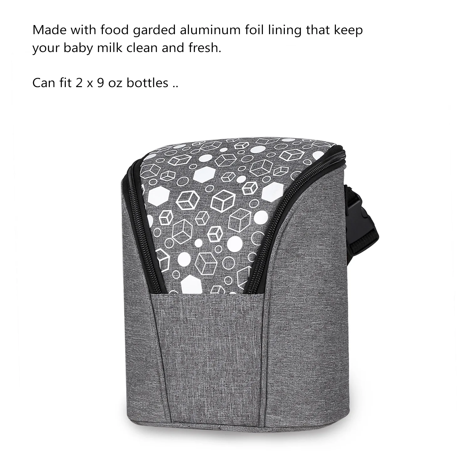 Insulated Breast Milk Bag  Large Capacity Bottle Cooler Perfect for Travel to Daycare or Bacor Back to Work for Mum