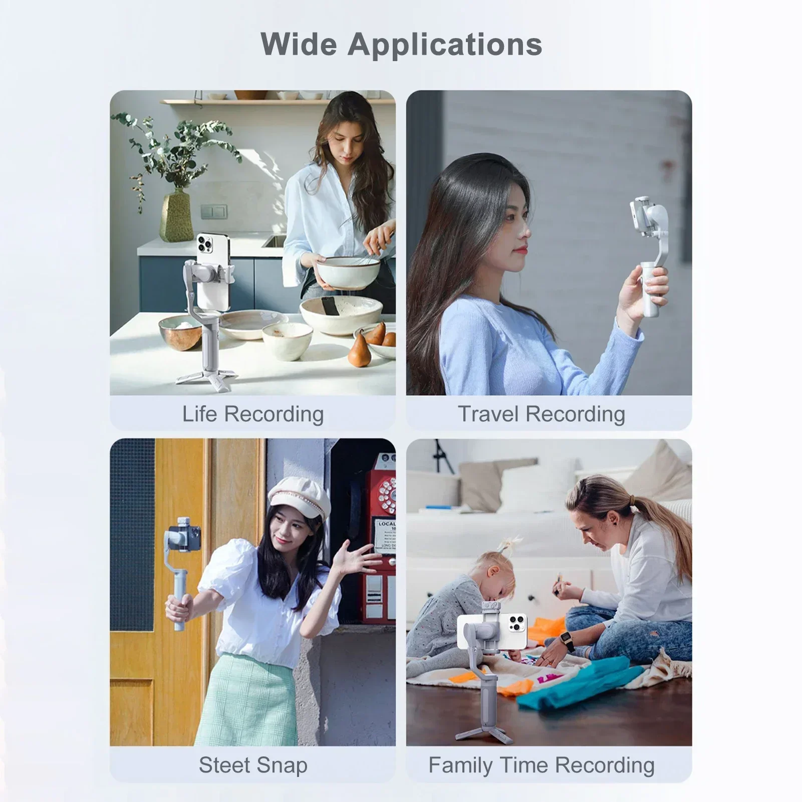 ISteady XE 3-Axis الهاتف الذكي Gimbal Stabilizer الهاتف المحمول Vlog Gimbal المضادة للاهتزاز 2025 IPhone 14/13/12/11 هاتف أندرويد هدية