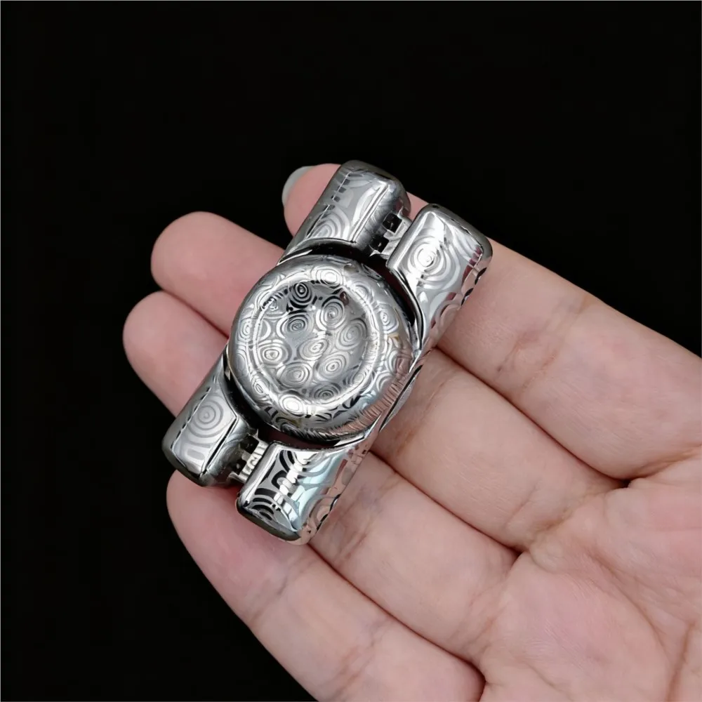MJEDC Sentinel Fidget Spinner Long Short Gyro Fidget Toys For Adults Anxiety Relief Gadgets Original Designs Two-Bladed Spinner