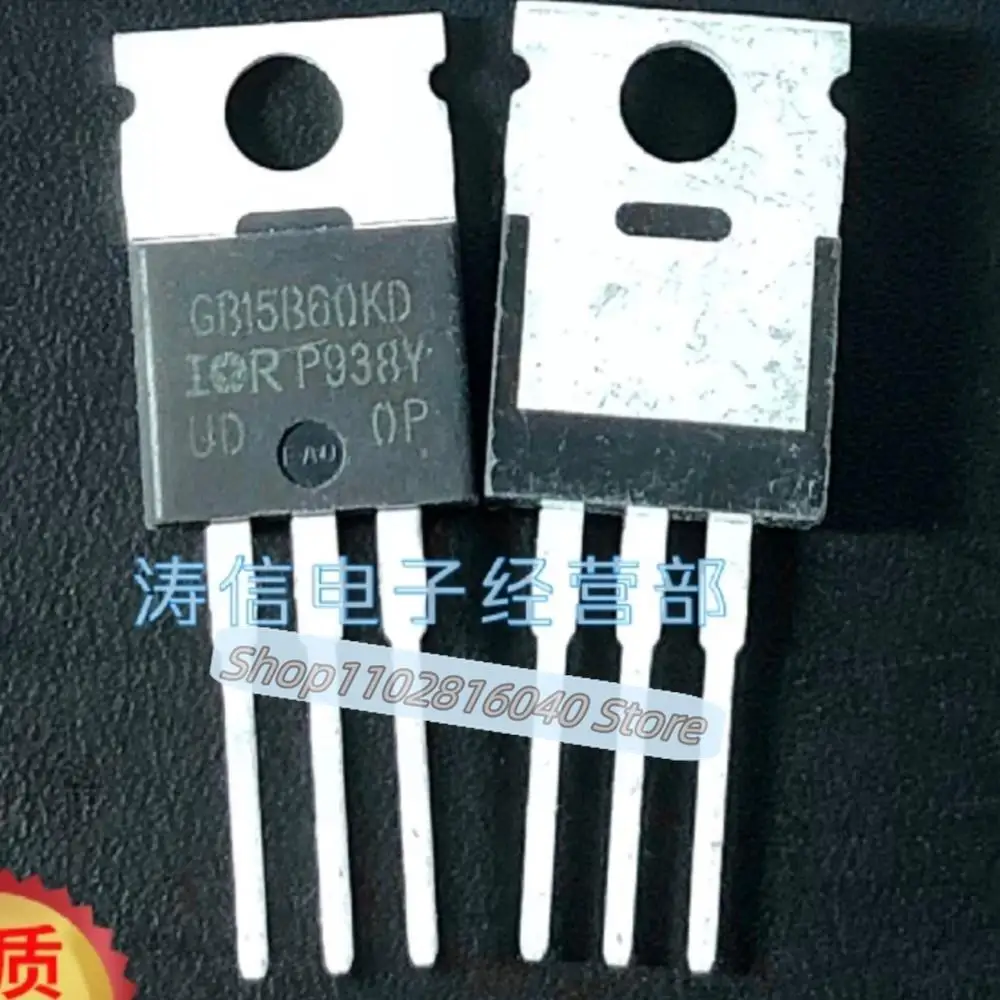 10PCS/Lot GB15B60KD  IRGB15B60KD IGBT TO-220 600V/15A Best Quality Imported Original Spot