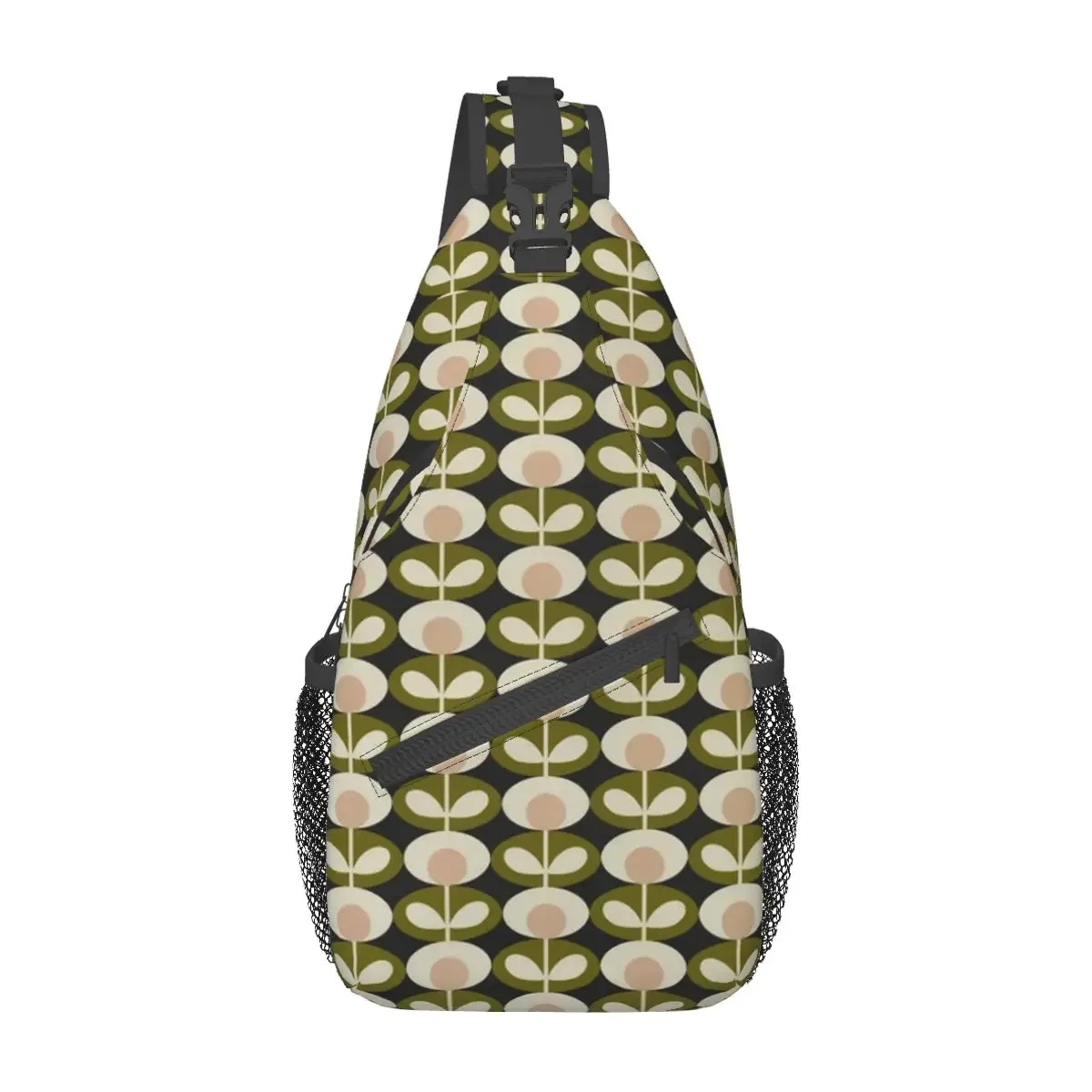 Orla Kiely Crossbody Sling Bags Small Chest Bag Simplicity Shoulder Backpack Daypack for Hiking Travel Biking Bookbag