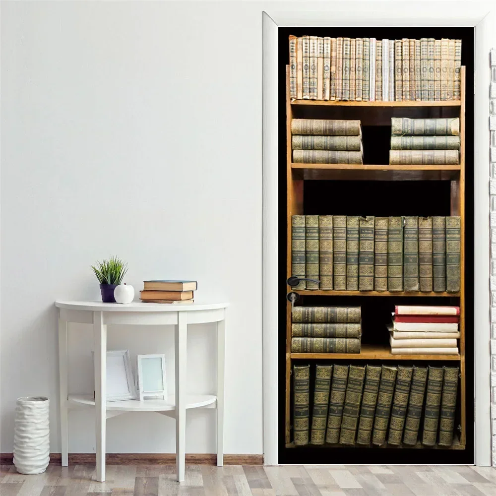 3D Door Sticker Poster Home Art Decorative Wallpaper Vinyl Waterproof Modern Beauty Murals