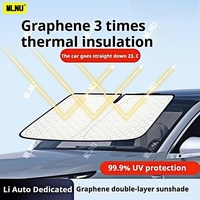 For Li Auto Lixiang L9/L8/L7/L6 2022-2025 Front Windshield Sunshade: Graphene Double-Layer, Precision Fit,Car Accessories
