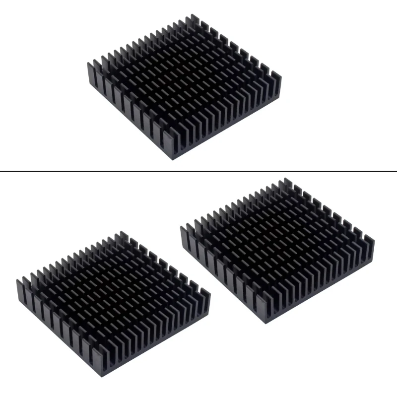 CORA Aluminum Heatsink for Various Electronics 60x60x15mm Size Enhancing Cooling