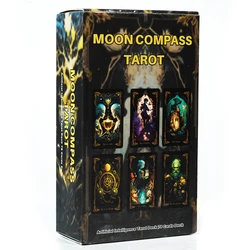 Newest 78pcs Cards Moon Compass Tarot Deck Intelligence Tarot Deck Cards Modern Lines Of The Traditional Spirit