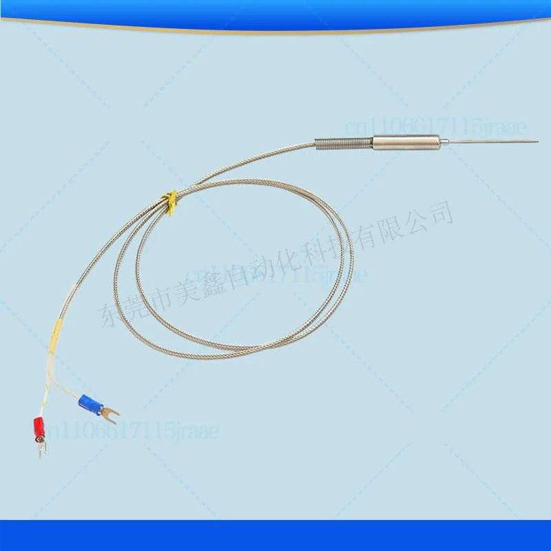 

Сверхтонкий бронированный датчик температуры термопары типа K, диаметр 0,5х150 мм, провод 2 м