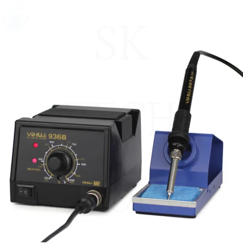 YIHUA Anti-static Soldering Station Electric Iron 45W  with handle holder Soldering handle Soldering iron head YIHUA 936B