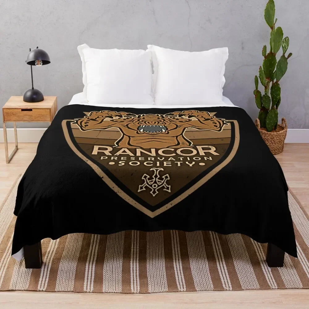 Rancor Preservation Society | Geekdom Pop Culture | DopeyArt Throw Blanket cosplay anime valentine gift ideas Blankets