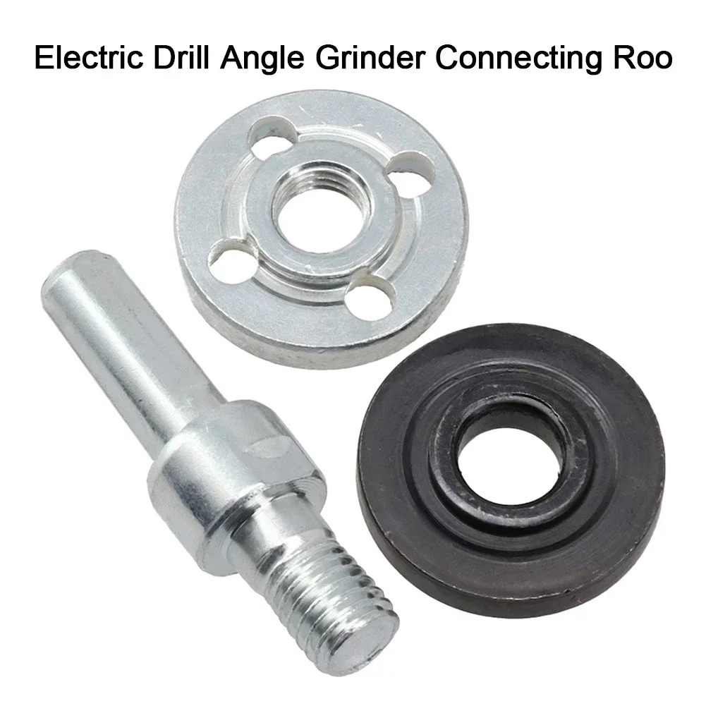 Electric Drill To Angle Grinder Connecting Rod Adapter Converter Set 10mm Triangular Handle Connecting Disc Cutting Grinder Rod