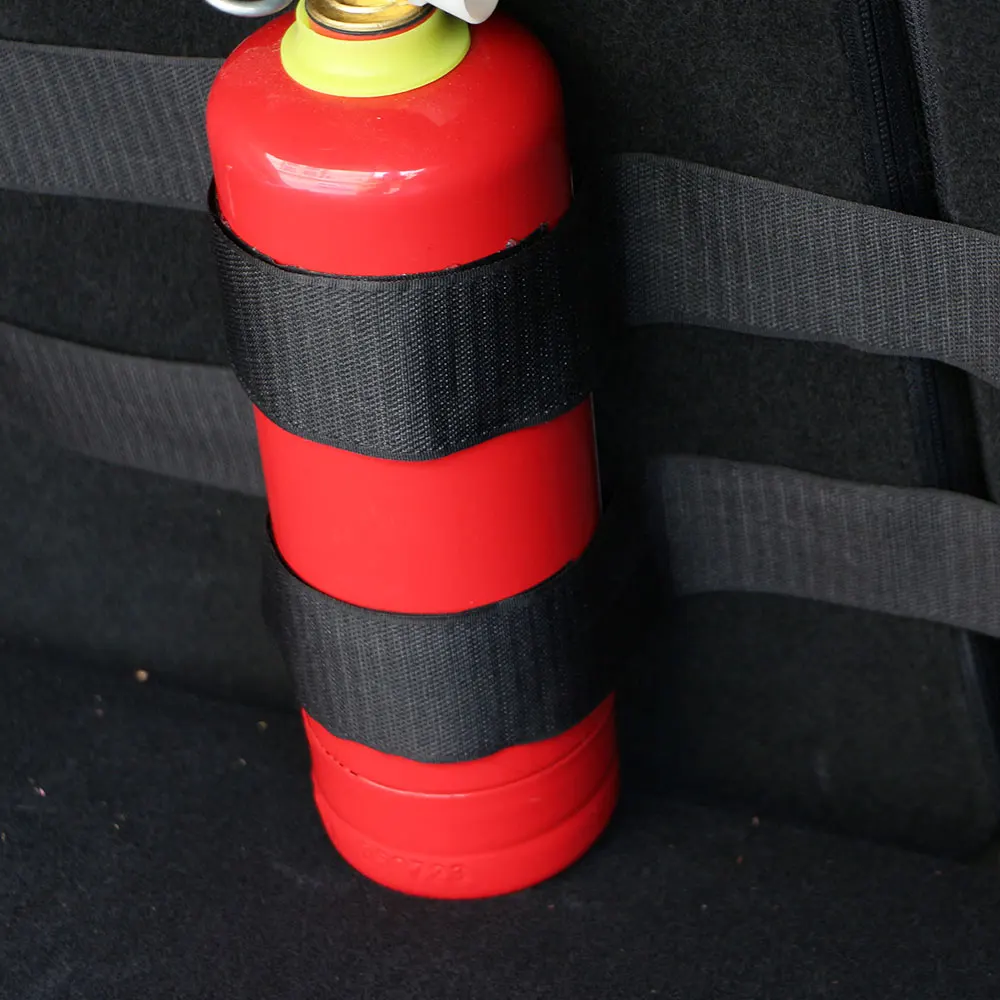 Car Strap Fire Extinguisher Fixed Velcro 2 Long Short Higher Quality Environmental Protection Fire Extinguisher Fixed Strap