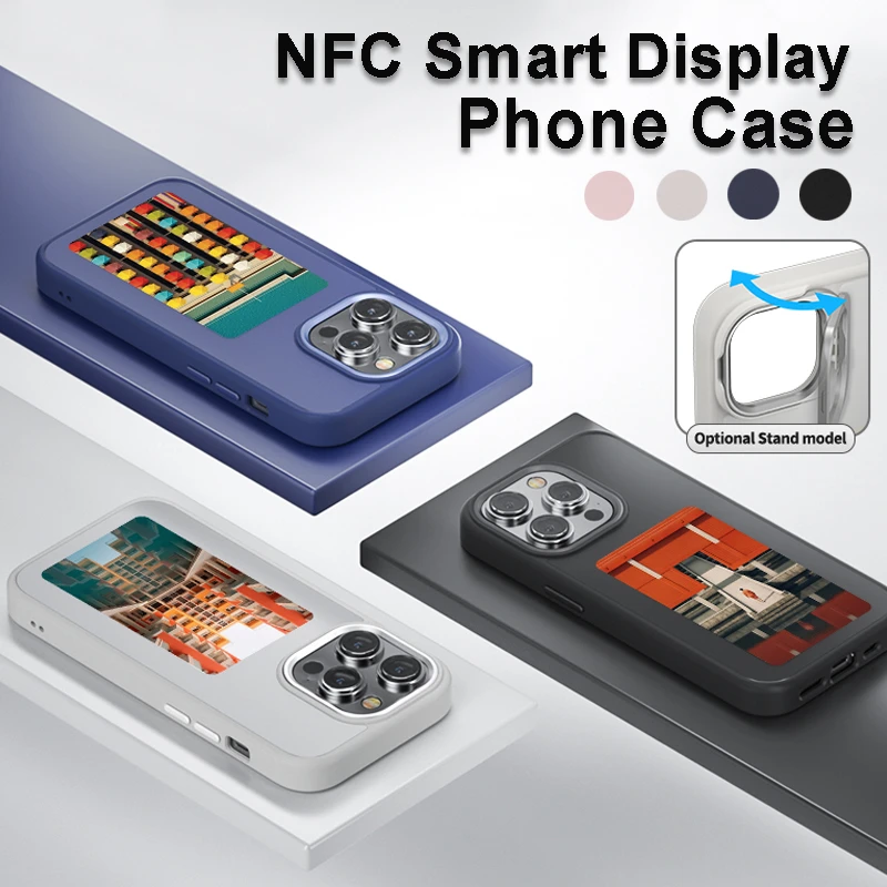 Чехол для смартфона с чернильным экраном для Iphone 13 Pro Max DIY 13, Защитные чехлы для задней панели дисплея, чехол для сотового телефона с ИИ пользовательским изображением