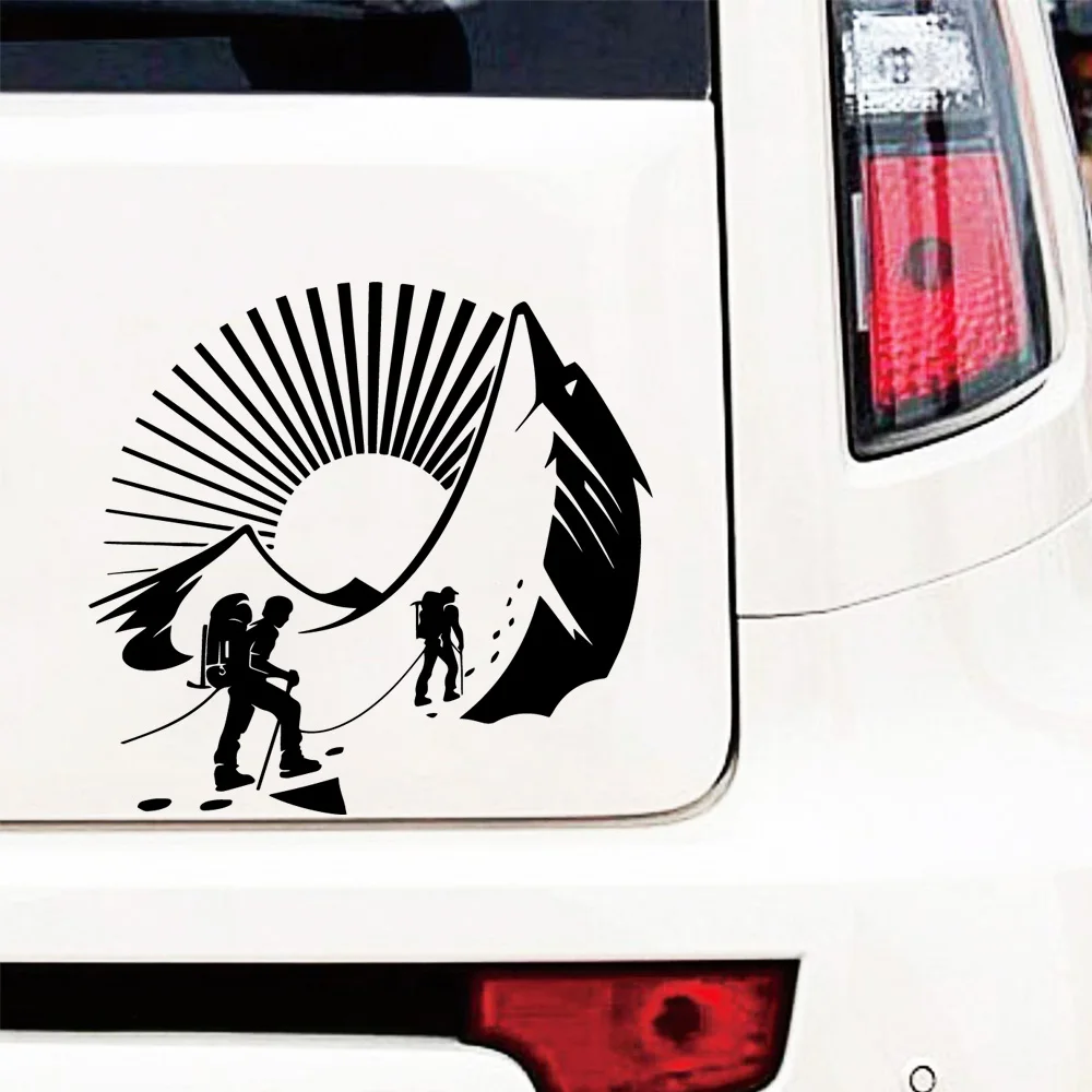 10 Styles Adventure Sports Compass Car Sticker Wrap Vinyl Mountain Car-Styling Auto Engine Cover Door Window Large Size K15 2