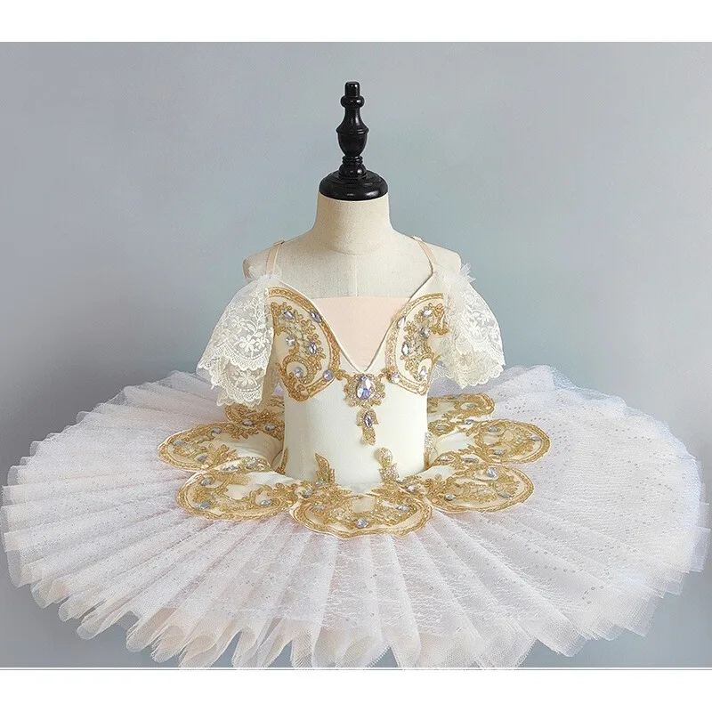 

Новая профессиональная балетная пачка для девочек, блинная пачка, праздничное платье балерины для взрослых, женщин и детей, балетный танцевальный костюм