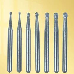 5pcs/Box Dental Carbide Ball Strawberries Tungsten Drill Bits FG Round for High Speed Handpiece dental materials dentistry 1.6mm