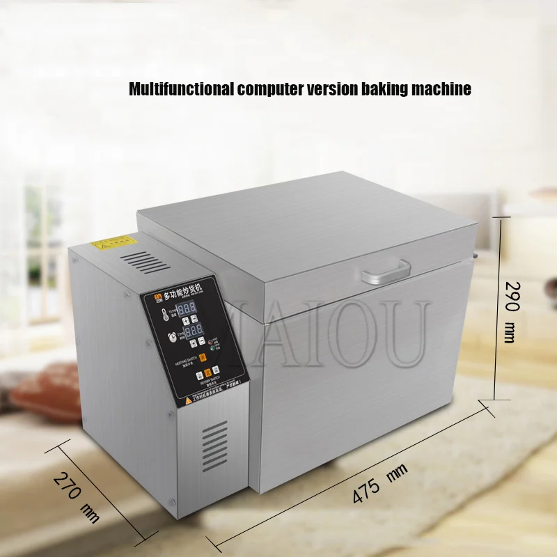 220V Electric 4KG Nut Grain Coffee Roaster Machine Commercial Small Beans Peanut Pistachio Almond Chestnut Roasting Machine