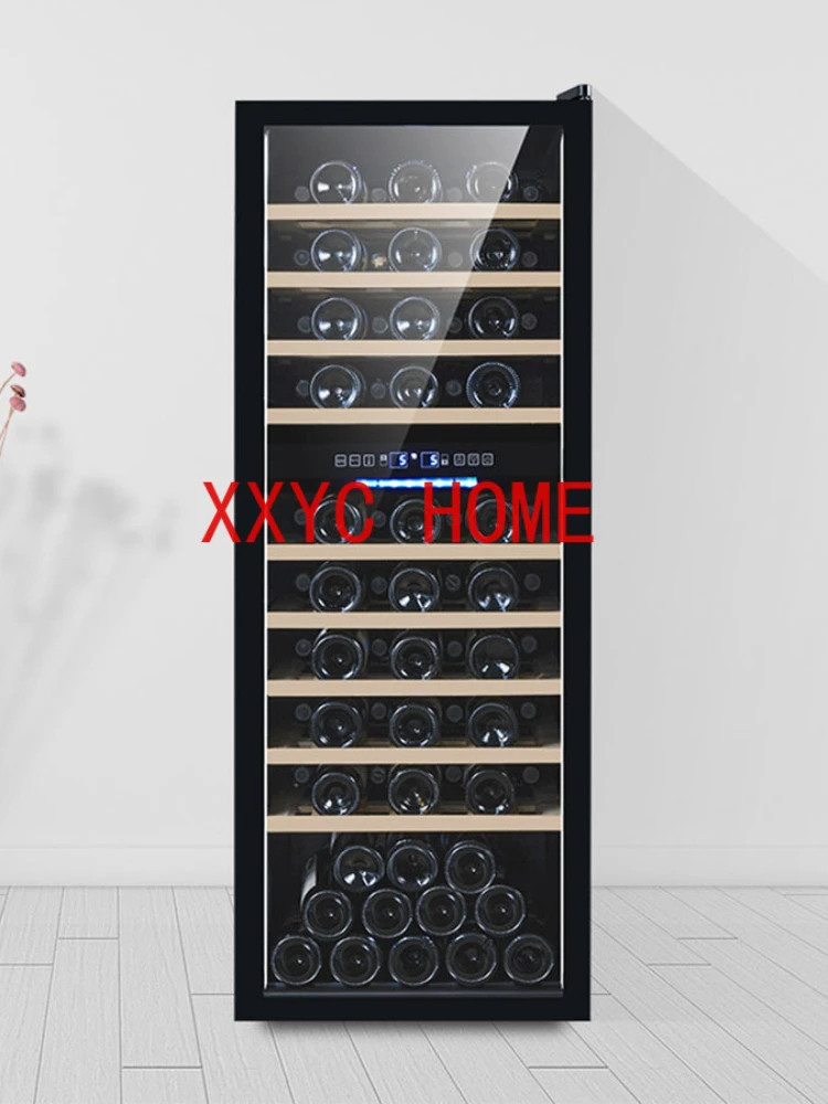 Houses Small Single Cooler Refrigerator Black Storage Cube Thermostatic Bar Cabinet Galss Szafka Furniture