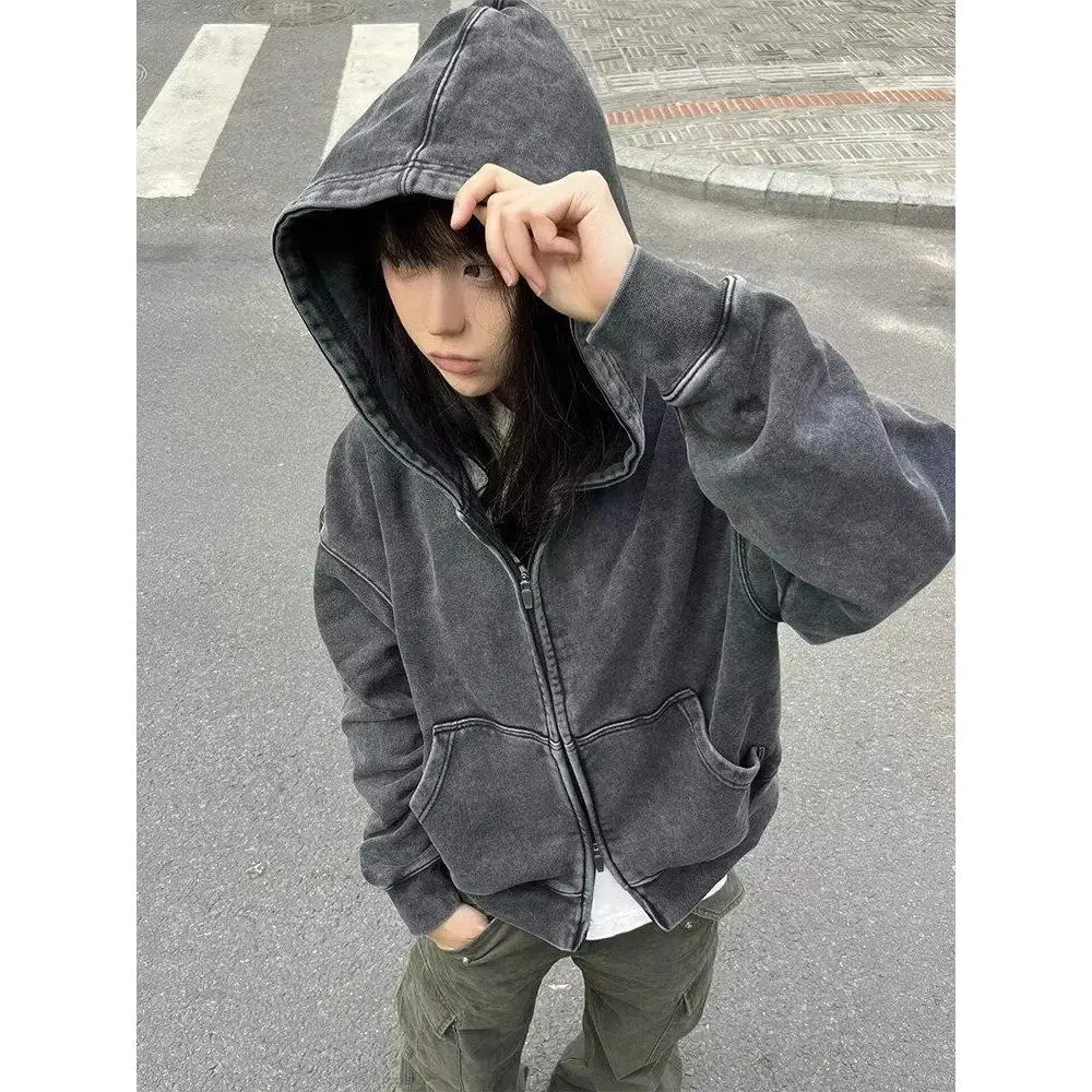 

Loose Men's Jaet Spring Autumn Street Sle Harajuku Trendy Outerwear Polyester Fabric Casual Cool M Coat