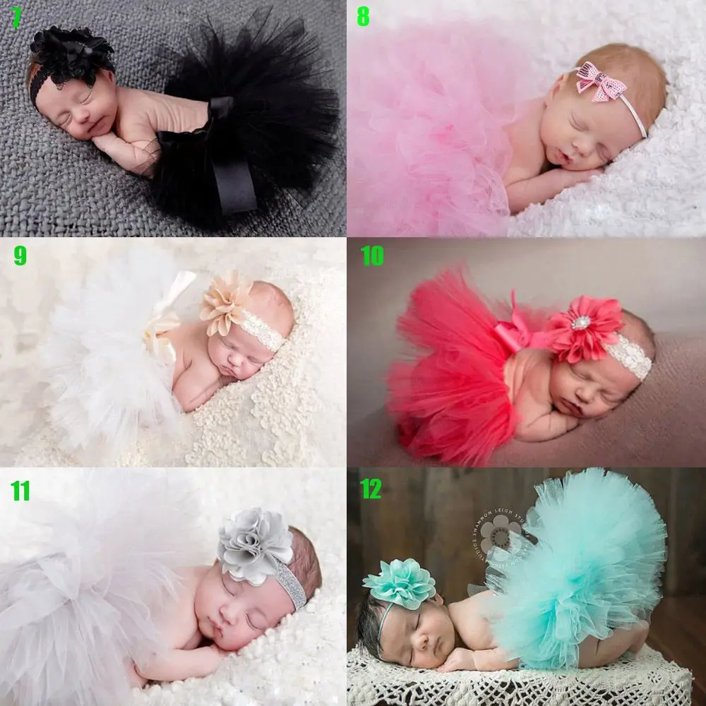 Newborn Photography Accessories Costume For Babies Princess Baby Tutu Skirt Photography Accessories For Newborns