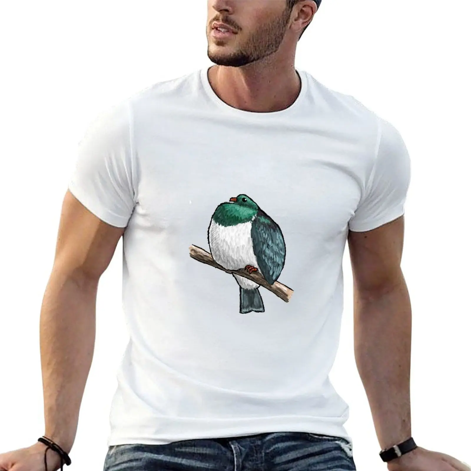 

Kererū T-Shirt t shirt for man 100 percent cotton anime tshirt T-Shirt