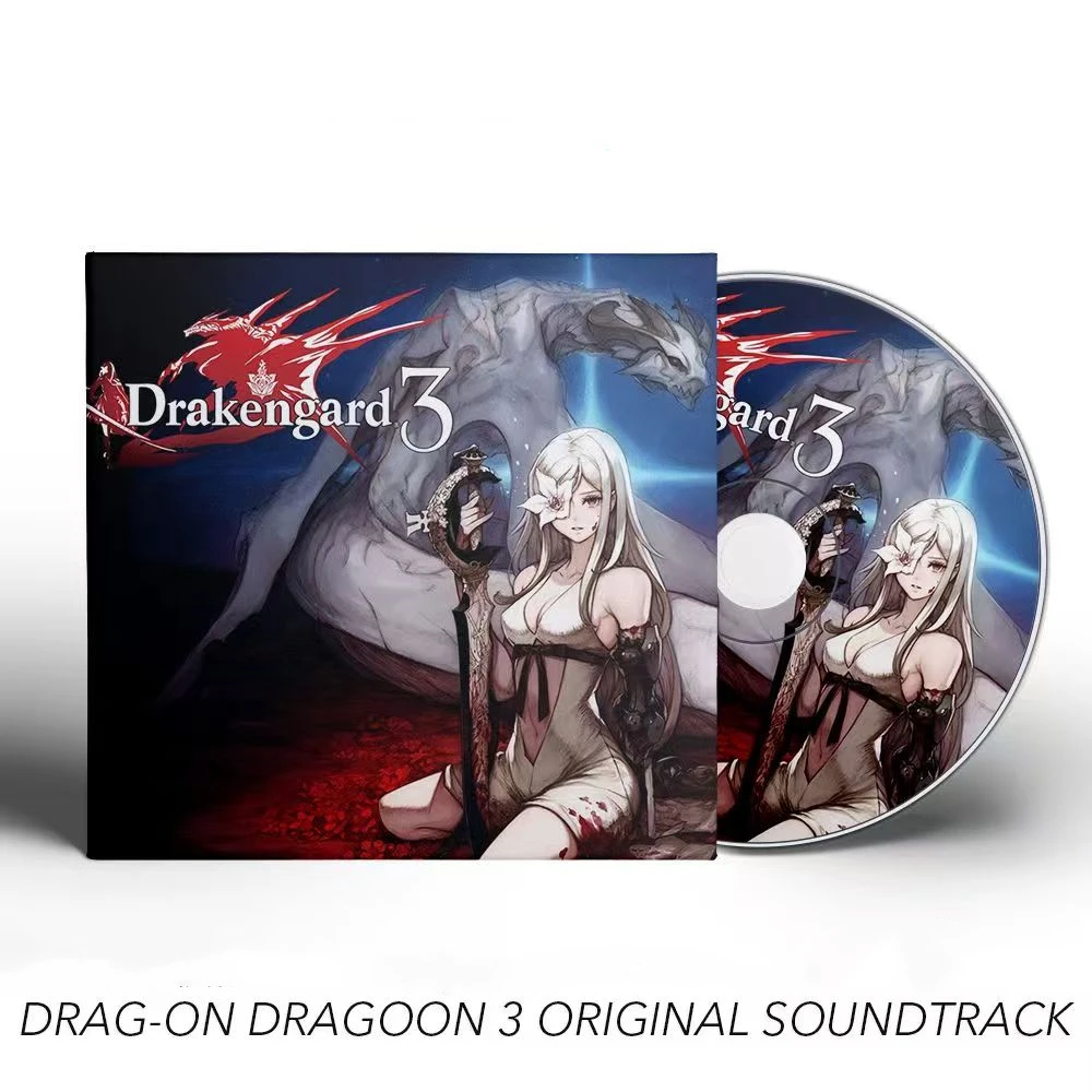 Game Drakengard3 MONACA Music CD Greatest Hits OST Album 2pcs Music Record Cosplay Walkman Car Soundtracks Box Party Music Gifts