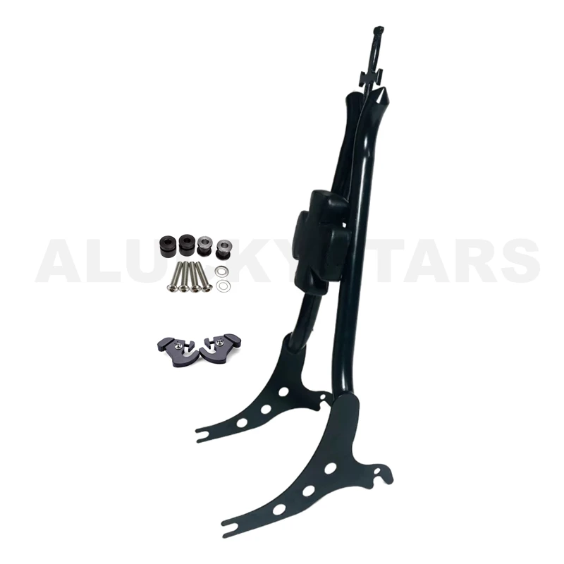 مسند ظهر للركاب سريع التفكيك سيسي بار لدراجة Harley Softail Fat Boy Low Rider S ST Street Bob 18-24 اندلاع 13-24