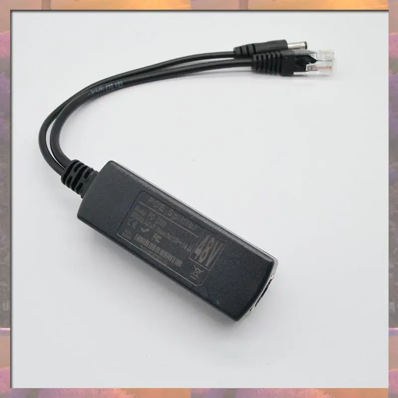 أعلى بيع جيجابت ميني Poe الفاصل 10/100/1000Mbps POE الفاصل تيار مستمر الناتج 12 فولت الطاقة عبر إيثرنت IEEE 802.3Af ل IP جاء
