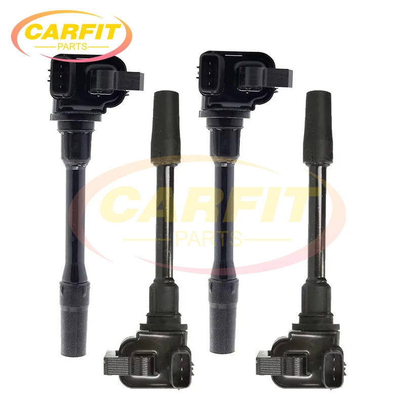 

4Pcs MD362913 MD366821 Ignition Coils For Mitsubishi Lancer Mirage Eclipse Pajero 1.8 2.0 2000-2007 Volvo S40 V40 Estate 98-04