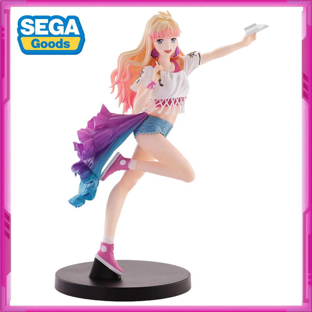 En Stock Original SEGA Macross Frontier Sheryl Nome PVC figuras de Anime modelo de figura de acción Juguetes