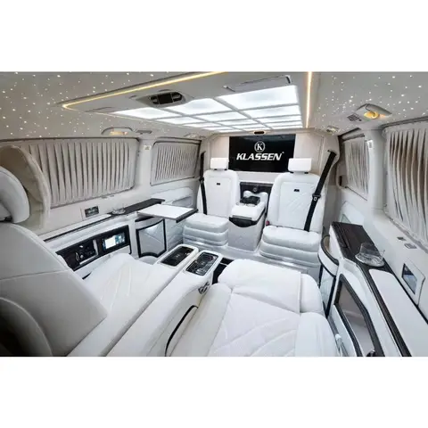 Complete Set Of Commercial Vehicle Customization,Luxury Car Seat Car Sofa Bed TV For Van MPV Benz VCLASS/V250/VITO.