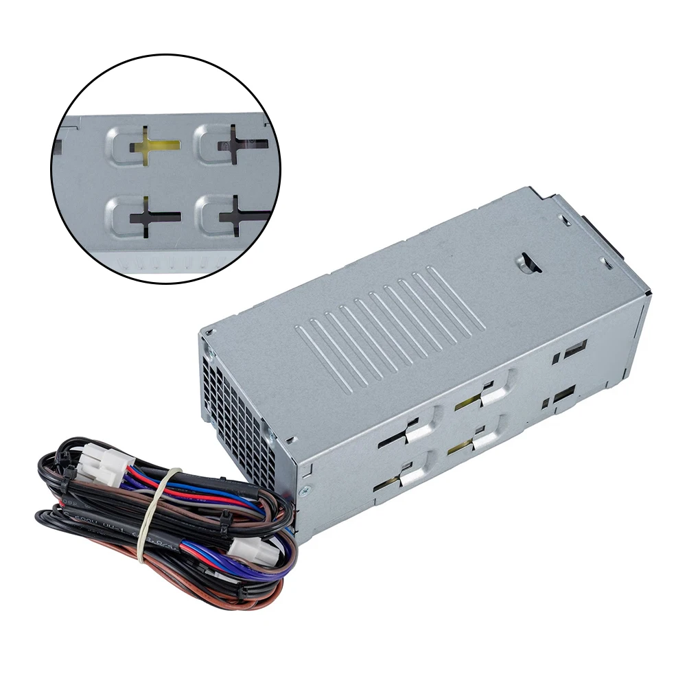 For Light Graphic Design D500EPS-01 PSU RJVH9 Compatible 500W Power Supply Protection 100-240V 7.0A Low-noise Fan 28dB