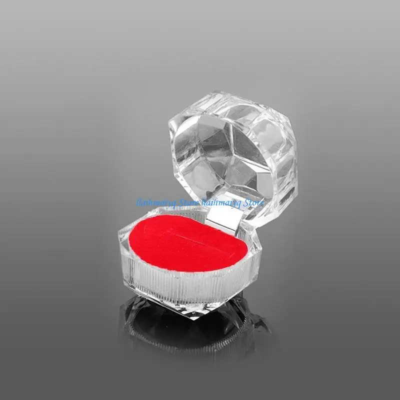 573B Ring Storage Box Acrylic Ring Boxes for Ring Insert 3 Color