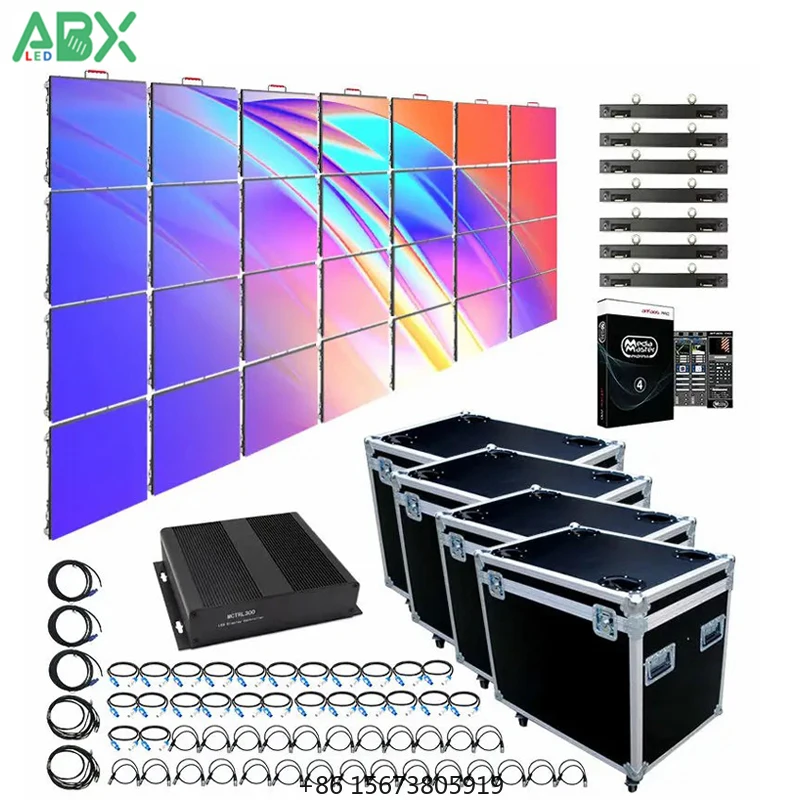 

Full Color 500*500 500*1000 Led Panel Video Wall P3.91mm Hd Stage Church Led Display Screen