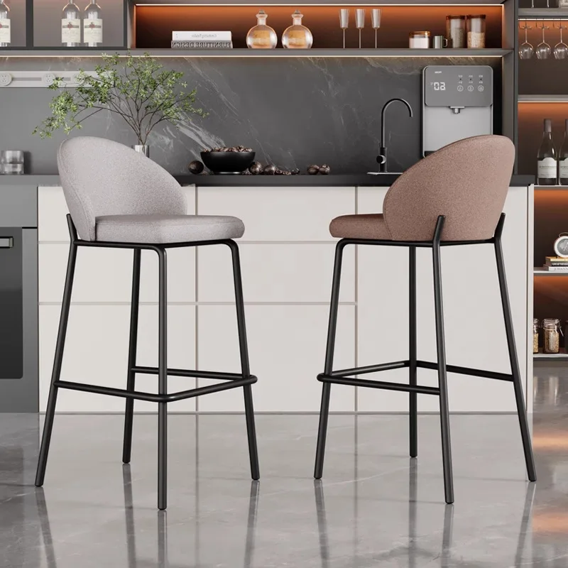 Bar Chair Designer Modern Simple High Stool Nordic Coffee Shop Bar Stool Home Island High Chair