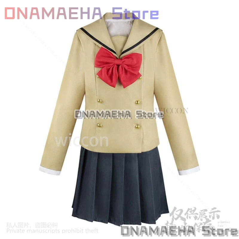 Ikuyo Kita Cosplay Costumes Anime The Rock JK Uniforme Coat Dress Lolita Red Wigs Suit Halloween Party Girls Woman Customized