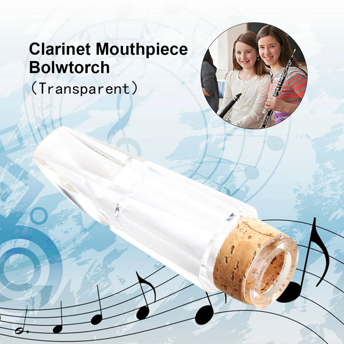 

Transparente Bb Bolwtorch Mouthpiece Clarinet Reeds Woodwinds Clarinets Flashlight