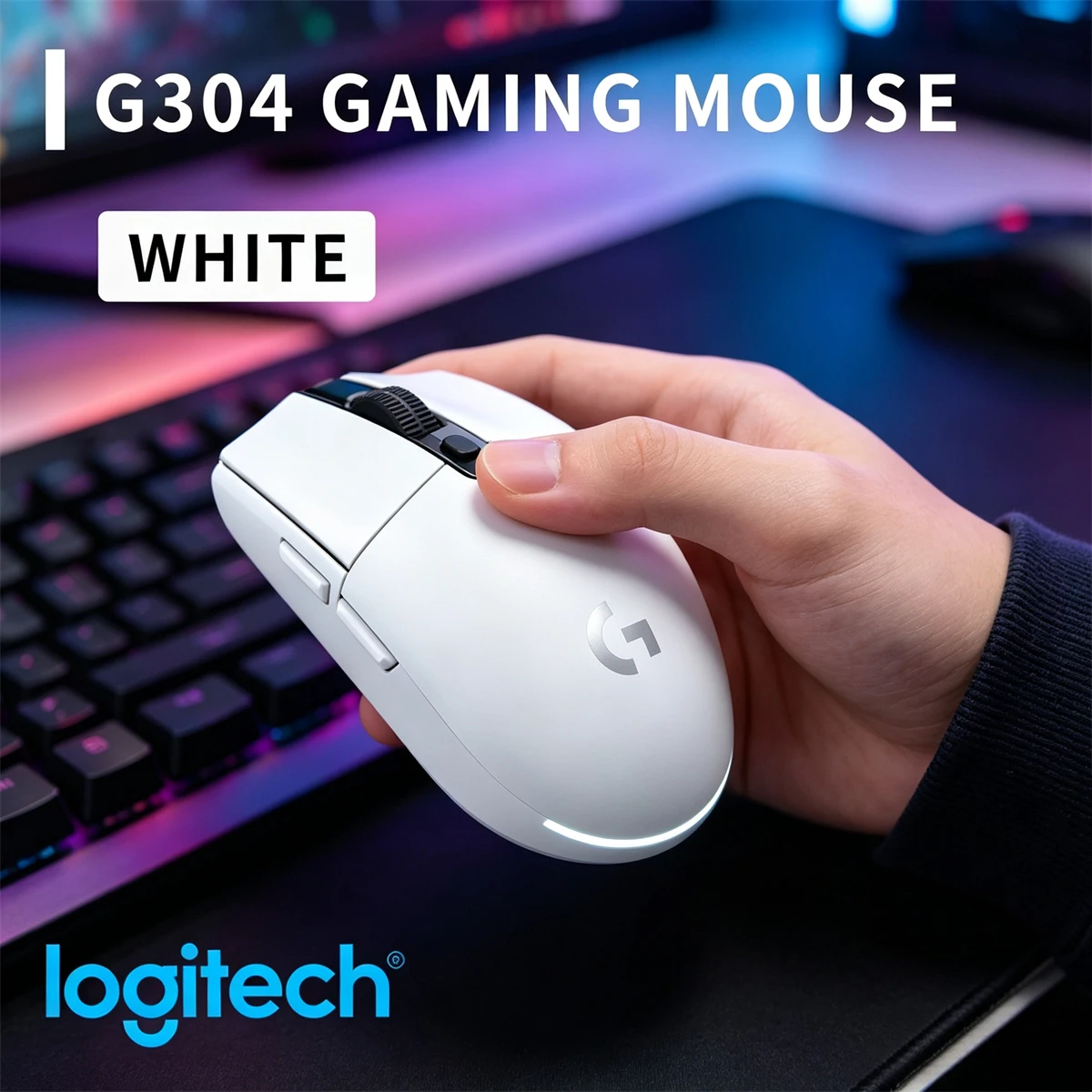 Pc Gaming Cs2 - Mouse Gaming Nirkabel Logitech G304, 12000