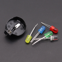 For SEGA Dreamcast DC Controller Ports PCB Power LED Kit Fuse Capacitor Battery Holder Kit For GAMECUBE NGC BATTERY UPGRADE