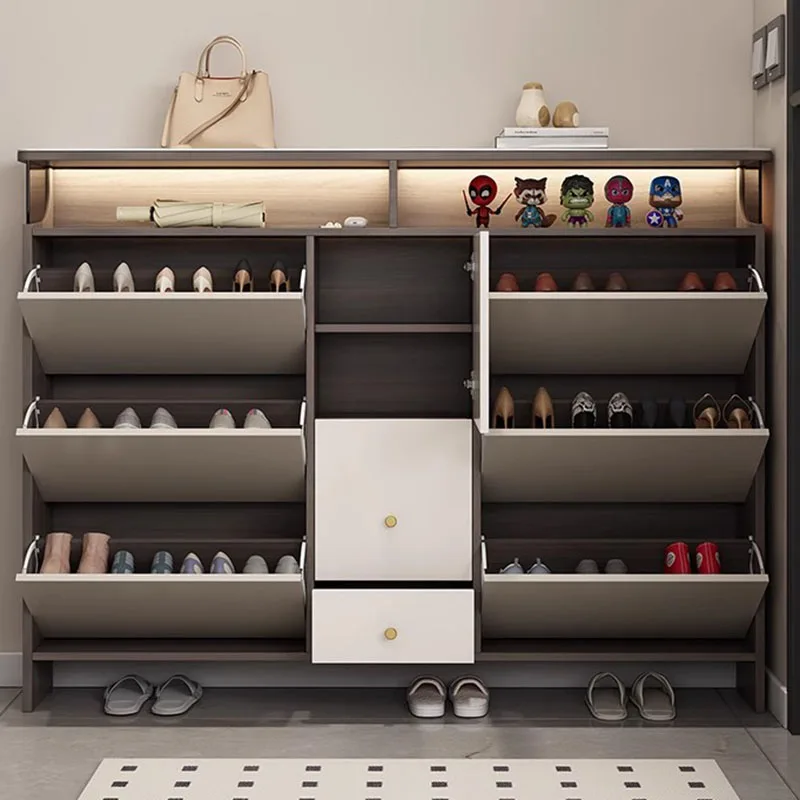 

Modern Designer Shoe Shelf Entrance Hall Organizer Mobile Display Luxury Shoe Cabinet Living Room Gabinete Shoemakers Furniture