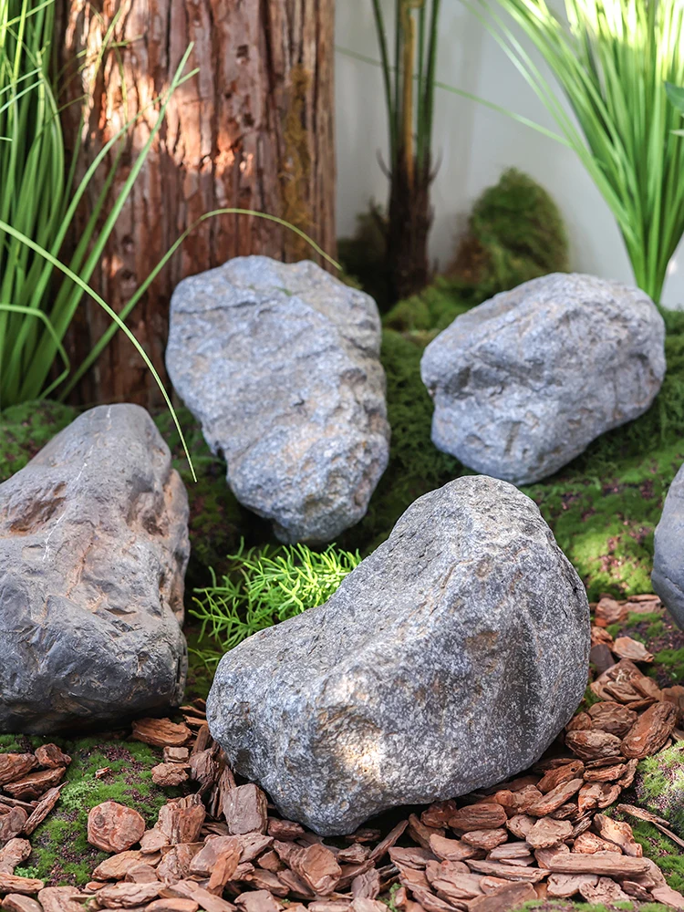 Artificial Stone Landscape Stone Rockery Interior Decoration Outdoor Garden Fake Rock Decoration Photography Props